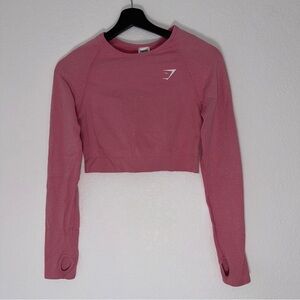 Gymshark Vital Seamless long sleeve cropped workout shirt